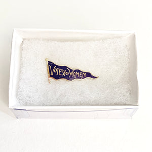 Votes for Women Pennant Pin