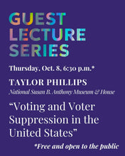 Load image into Gallery viewer, 2026-2027 Guest Lecture Series