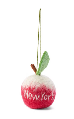 New York Apple Ornament