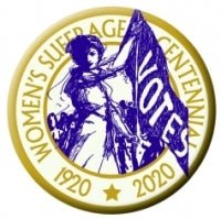 Button- Suffrage Centennial
