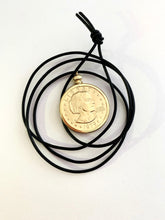 Load image into Gallery viewer, Coin Necklace on Cord