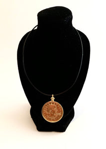 Coin Necklace on Cord