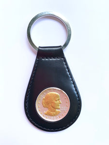Leather Coin Key Chain