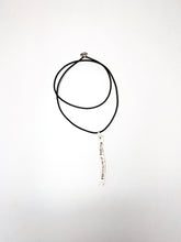 Load image into Gallery viewer, Silver Failure is Impossible Banner Necklace on Cord