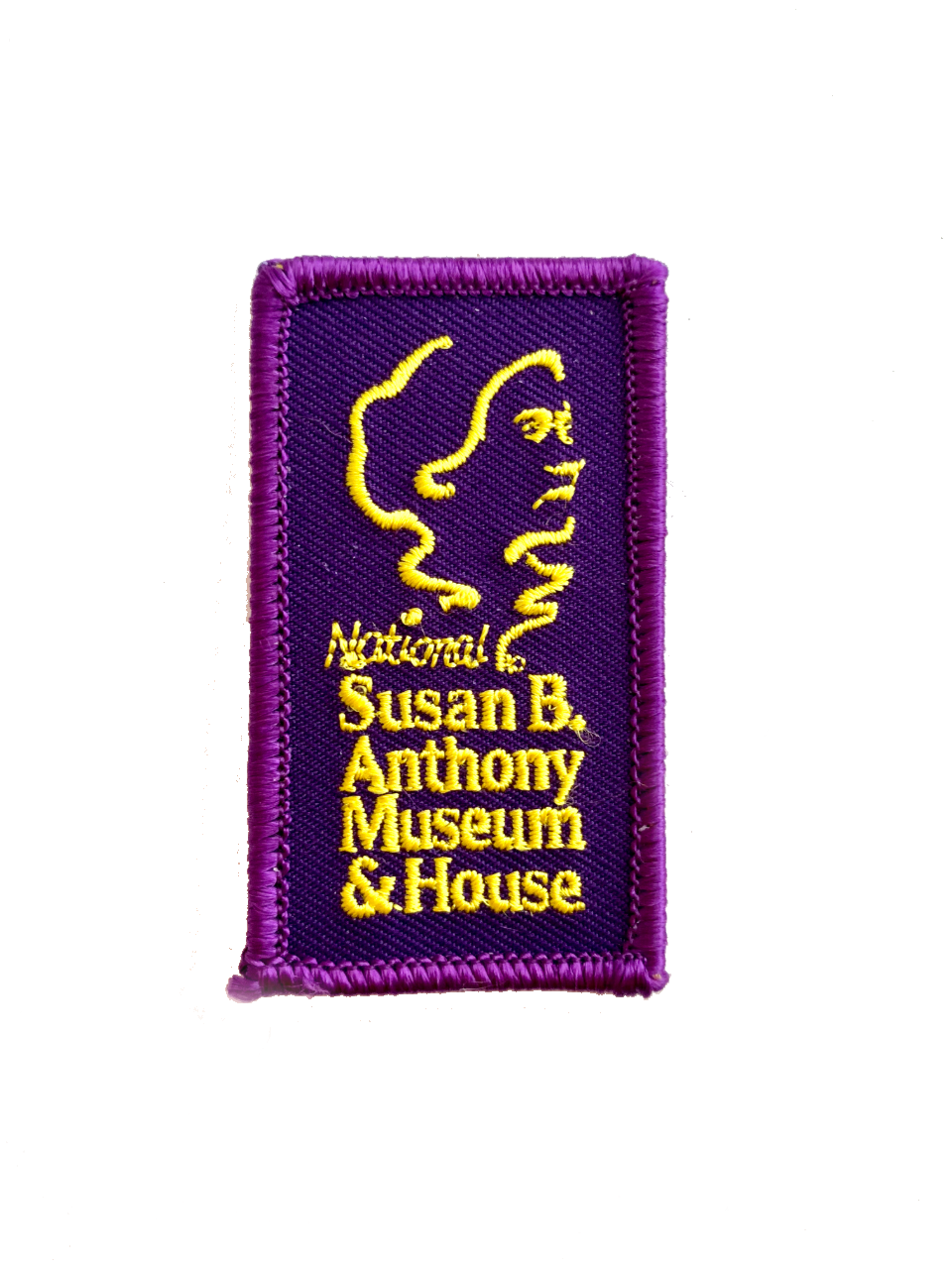 Purple & Yellow Embroidered Patch